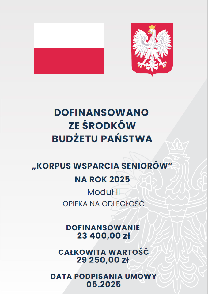 KORPUS WSPARCIA SENIORÓW- MODUŁ II 2025