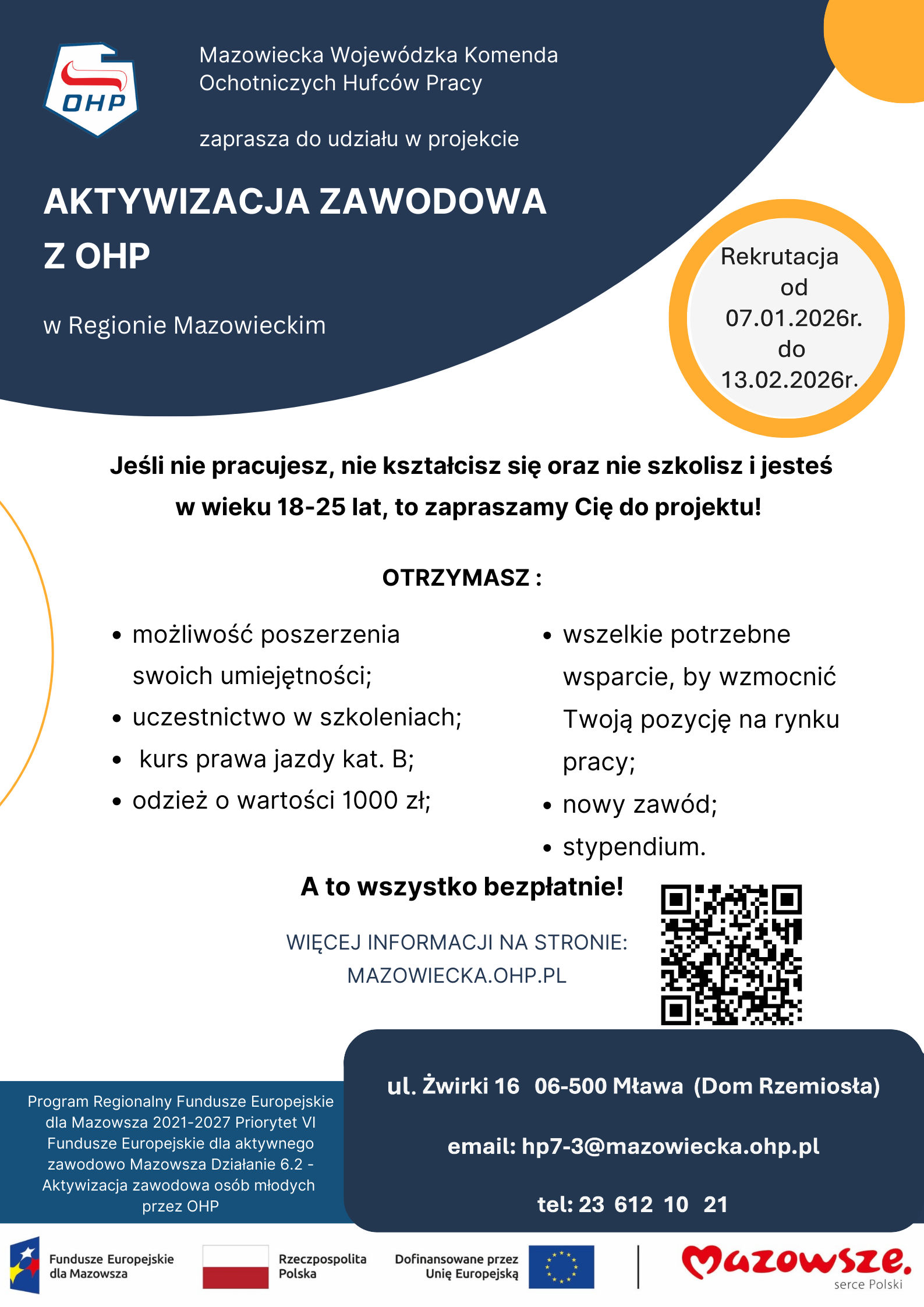 Aktywizacja zawodowa z OHP