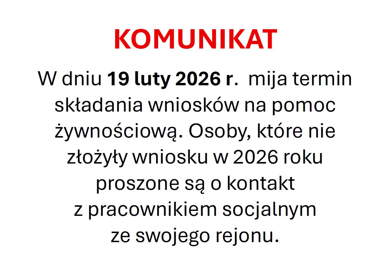Pomoc żywnościowa