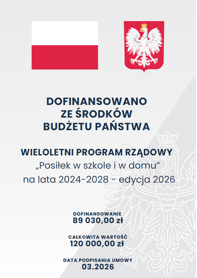 Posiłek w szkole i w domu 