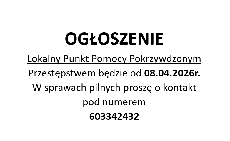 OGŁOSZENIE